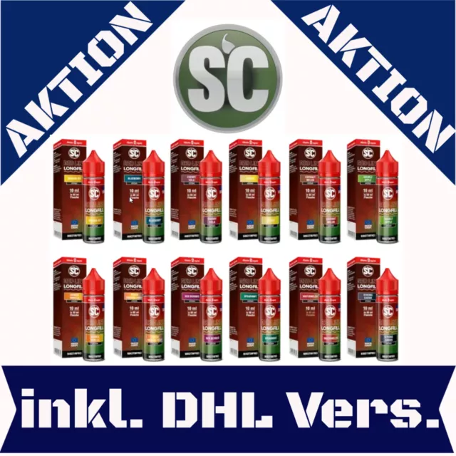 SC Red Line 10ml Longfill OVERDOSED Aroma ALLE SORTEN Konzentrat f.60ml E-Shisha