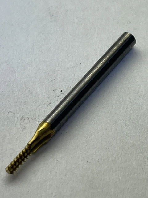 Xactform Solid Carbide Thread Mill TMN 1/8"X.085-32UN Machinist (23MY27)