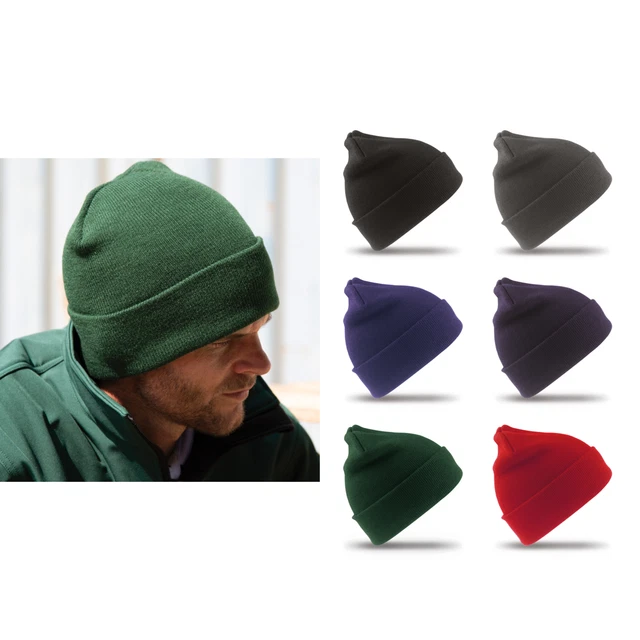 Bonnet D'hiver Vintage Norway - Ski, 2 Pompons - Multicolore - Occasion Bon état