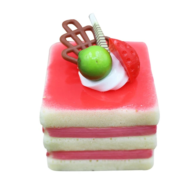 Jilibaba Torta artificiale finta di frutta torta dessert simulazione cibo per casa cucina festa decorazione display fotografia - #2