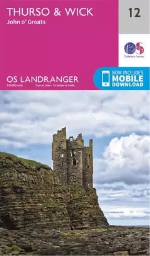 Thurso & Wick, John O'Groats (Map) OS Landranger Map