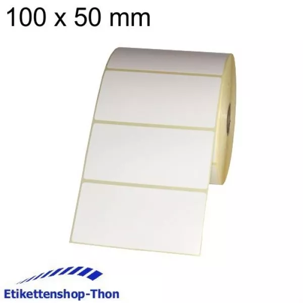 Rouleau d'étiquettes transfert thermique 100 - 50 diamètre 150 m