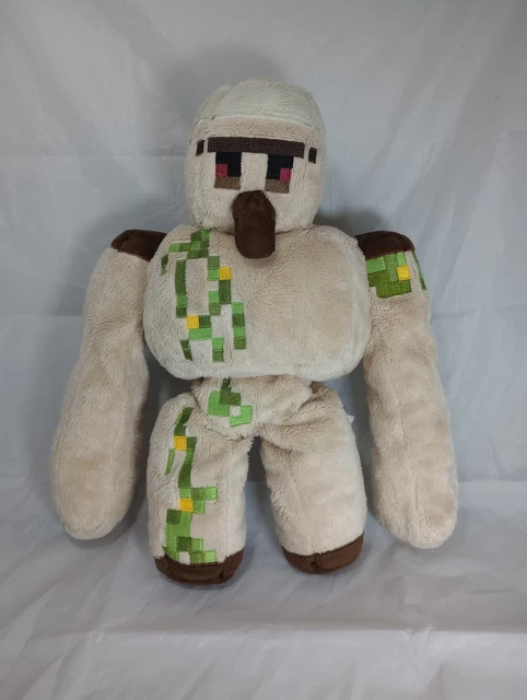Mattel Minecraft Iron Golem - Peluche De 10 Pulgadas, Suave Y Abrazable, Figura Coleccionable Oficial
