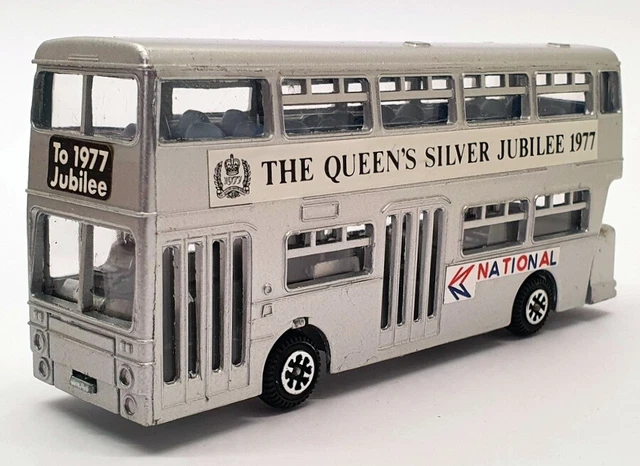 Dinky Toys 13cm Long Diecast - Atlantean Silver Jubilee Bus - 297