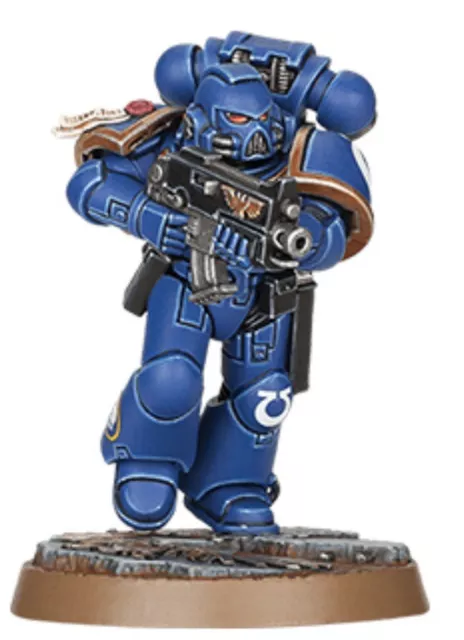 Warhammer 40K Brother Gaiun Bolter Space Marine Heroes Series 1 Ultramarines GW