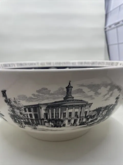 9in  Wedgwood “The Philadelphia Bowl" Designed For The Bailey Banks & Biddle Co. 3