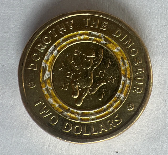 2021 2 MINT The Wiggles Dorothy the Dinosaur Yellow Two Dollar Coin UNC In 2x2 £2.78 PicClick UK
