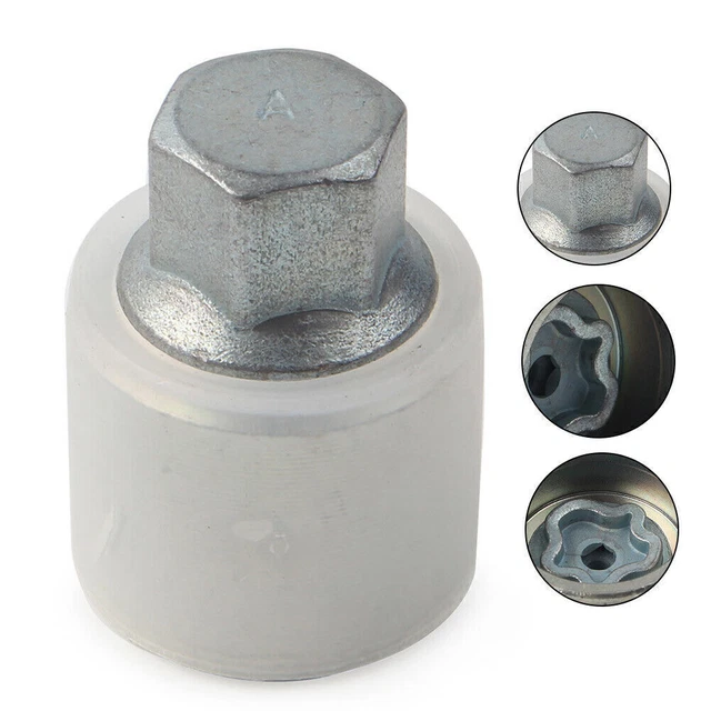LOCKING LOCK WHEEL Nut Key Bolt Letter A Chromemolybdenum Steel for