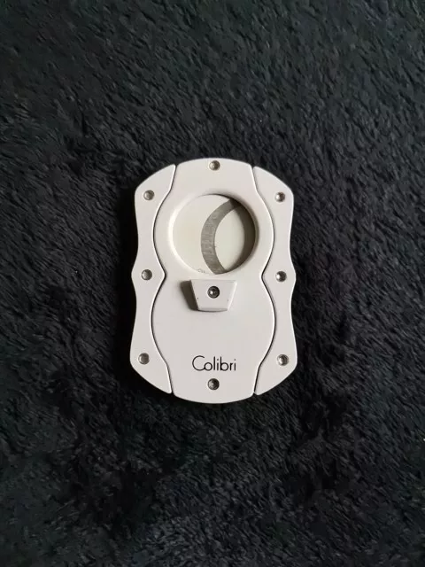 COLIBRI Zigarrencutter Cut Weiß/ Doppelschnitt bis 22 mm