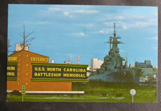 Cpa Uss Navy Battleship : Uss North Carolina Battleship Memorial - Tres Bon Etat