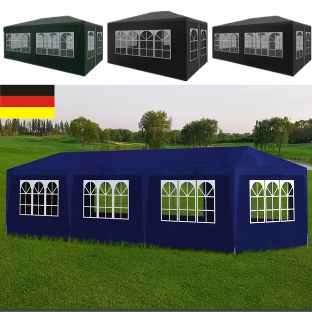 Pavillon Festzelt Gartenzelt UV-Schutz Partyzelt Bierzelt Zelt Garten 3x3m-3x12m