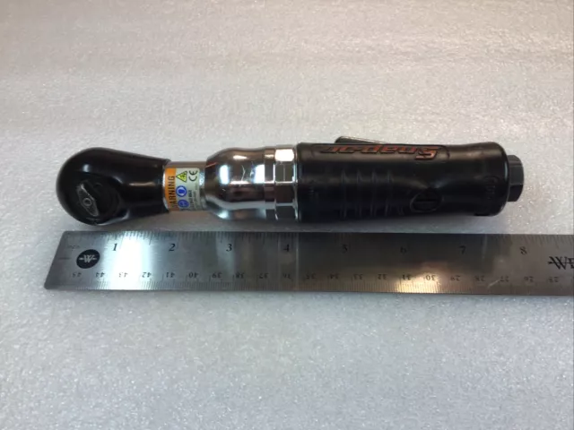 Snap-On#FAR2500 - Chrome,1/4” Dr., Compact, 8”Long, Air Ratchet Wrench-USA-NICE-