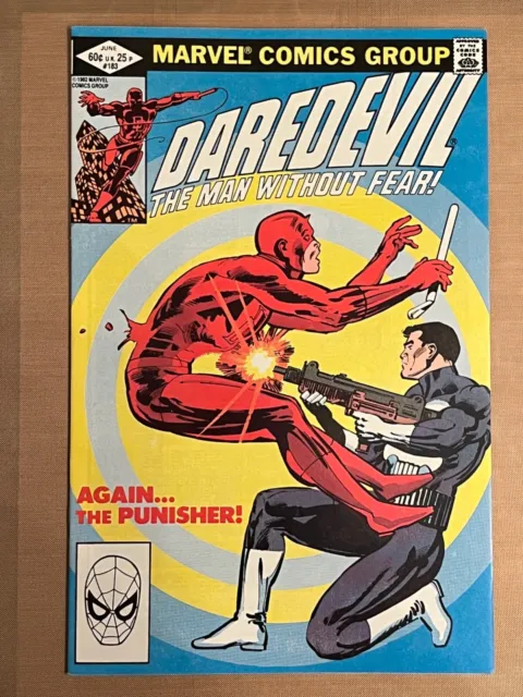 Daredevil #183 (1982) 1st DD vs Punisher, by Frank Miller . Marvel Comics