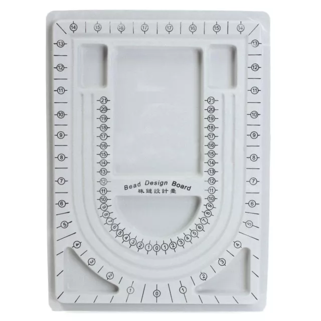 Flocked Bead Design Board Beading Organiser Tray Jewelry Tool 24x32x1.5 cm NEW