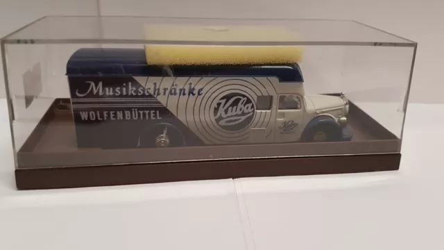 Mercedes Benz 0 6600 Koffer LKW Musikschränke Kuba Wolfenbüttel von Brekina 1:87