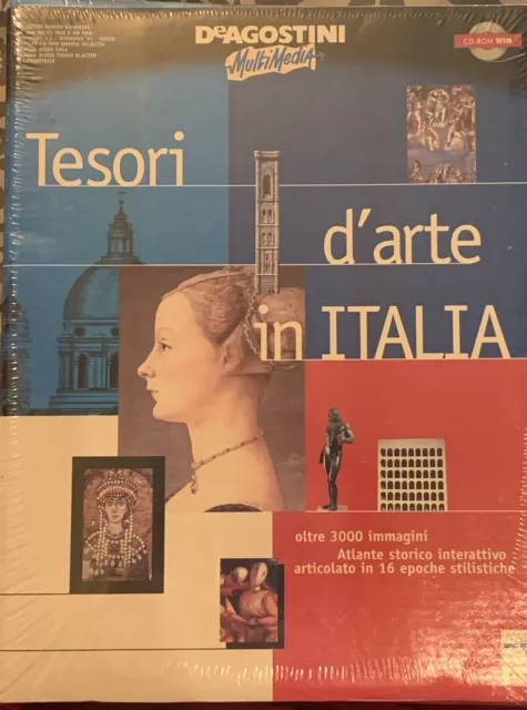 CD-ROM - De Agostini TESORI D'ARTE IN ITALIA Originale 1998