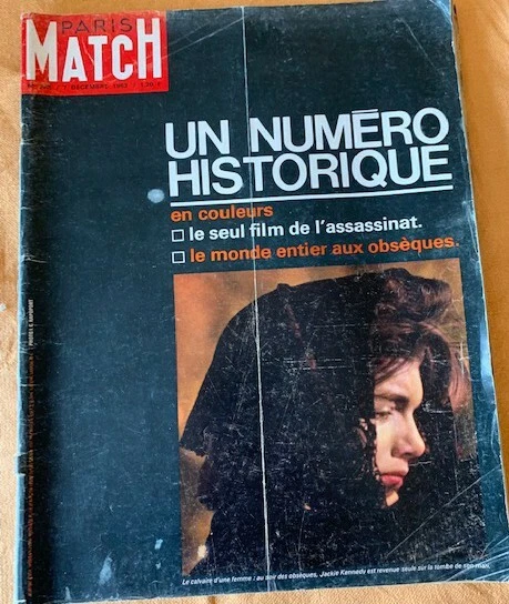 PARIS MATCH N° 764 30 NOVEMBRE 1963 MORT DE JOHN KENNEDY - Les Trésors d Emmanuelle - Livres
