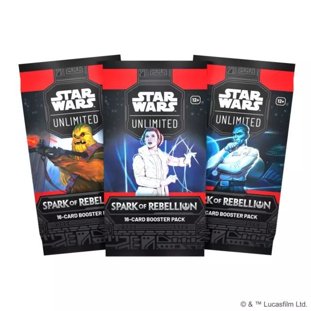 Star Wars: Unlimited Spark of Rebellion Booster Pack X 1