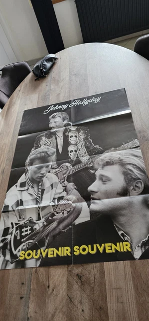 Poster Johnny Hallyday 52 X 80 Cm - Neuf, Emballage D'Origine, Idée Cadeau Fan