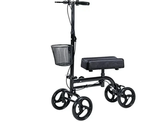 Drive Medical 796 Dual Pad Steerable Knee Walker with Basket