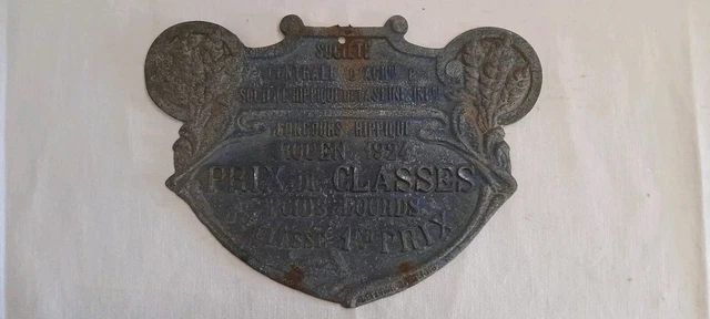 b>CHEVAUX</b> <b>PLAQUE</b> <b>CONCOURS</b> <b>HIPPIQUE</b> <b>1978</b> BORDEAUX C C E 1Ère Sé