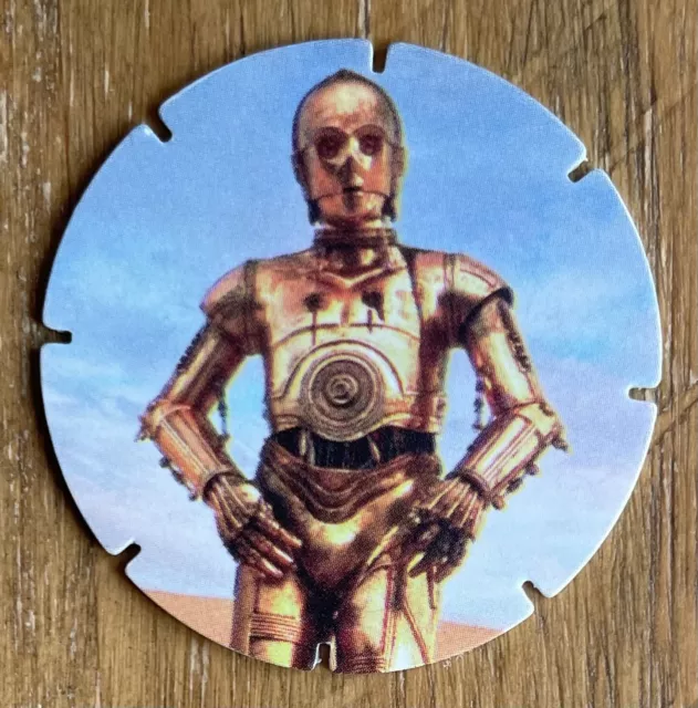 Star Wars Trilogy Special Edition Tazos No 1 C-3PO Walkers 1996 Loose & Free P&P