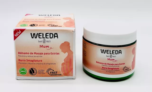 WELEDA Schwangerschafts-Body Butter, beugt Dehnungsstreifen vor, 150ml