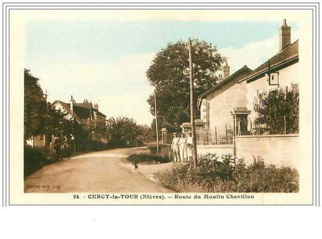 58.Cercy La Tour.route Du Moulin Chevillon