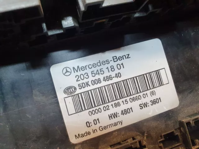 Mercedes-Benz C W203 2002 cassetta di sicurezza diesel 2035451801 VIJ22217 2