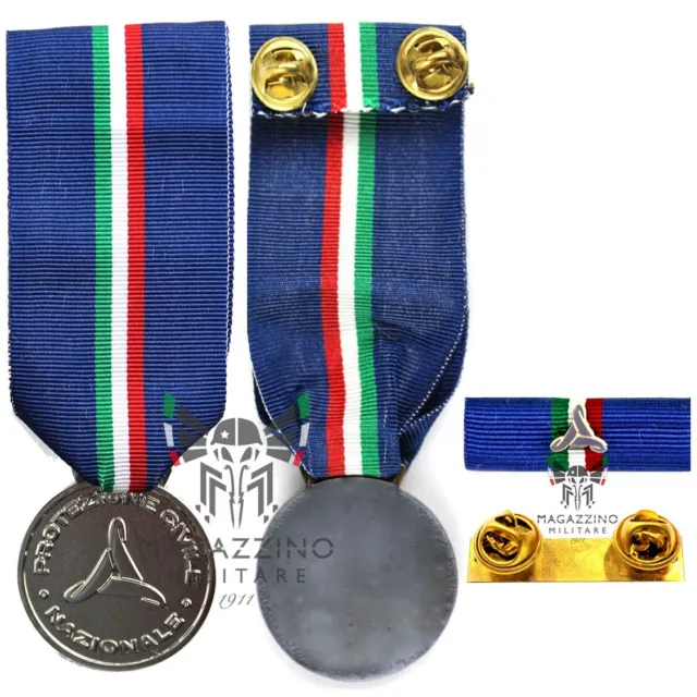 Medaglia e/o nastrino Protezione civile 2a classe Argento