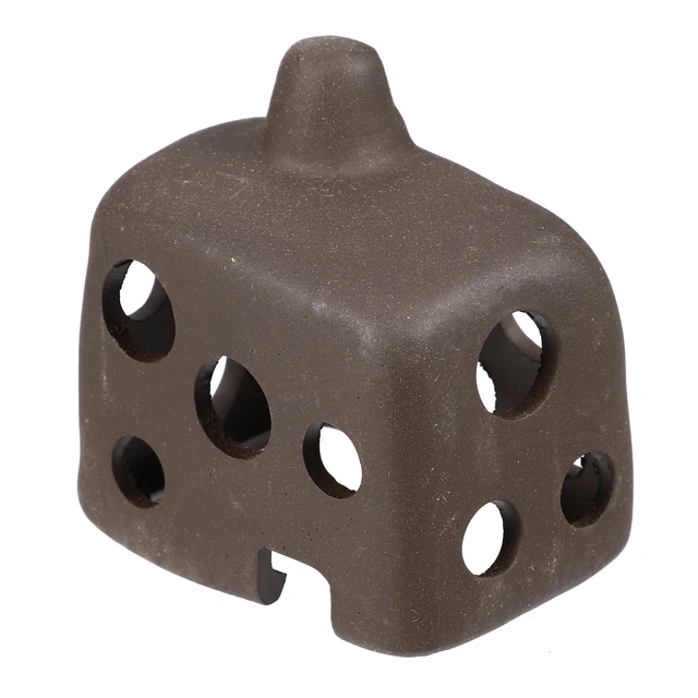 2.36x2.28x1.73 Inches Aquarium Hideaway Rock Cave Resin Fish Tank Decor Brown