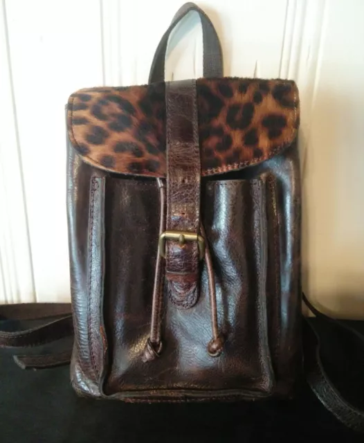 Patricia nash aberdeen stained leather best sale backpack