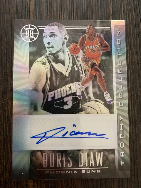 Auto'd Boris Diaw 2019-20 Illusions Bskt #Tc-Bdwtrophy Collection Phoenix Suns