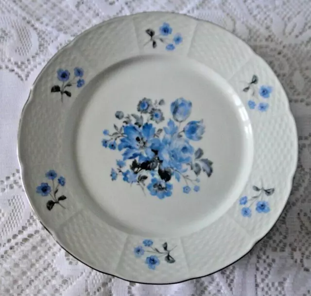 Lote 5 Platos Llanos Porcelana Fino de Bohemia THUN N403