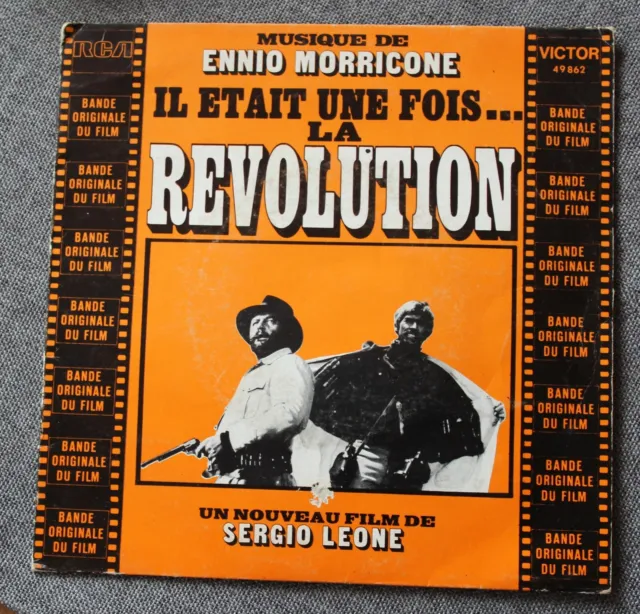 Il était une fos la revolution - Ennio Morricone, BO du film /OST, SP - 45 tours