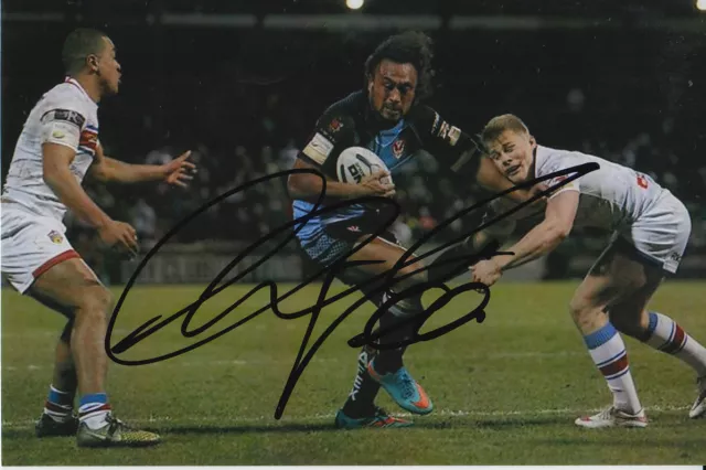 St Helens Hand Signed Atelea Vea 6X4 Photo.