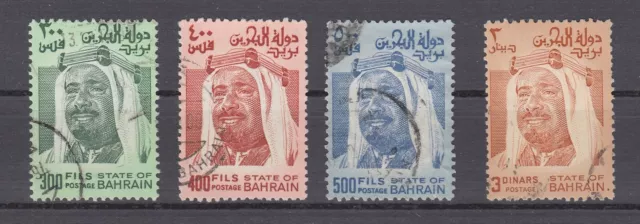 Bahrain 1976/1980, Emir Scheich Isa bin Salman Al-Khalifa, #256-258 u. 297