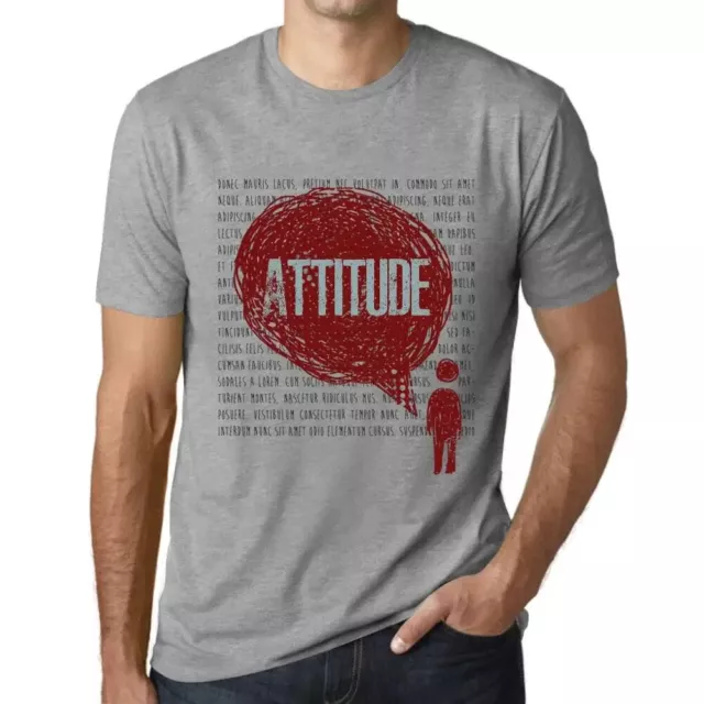 Camiseta Estampada para Hombre Pensamientos Actitud – Thoughts Attitude