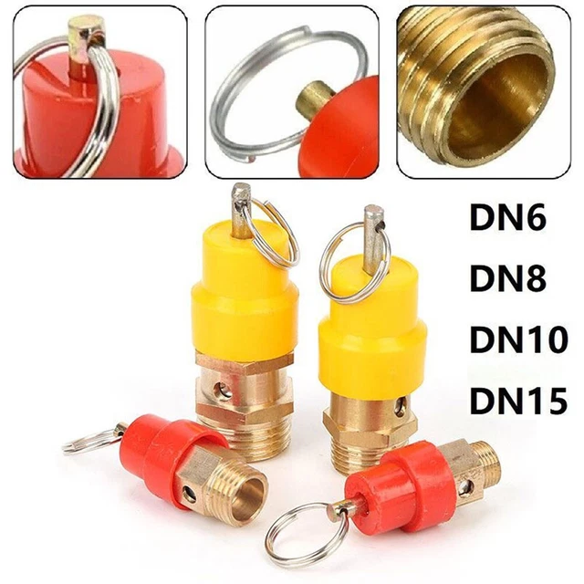 Efficace valvola di sicurezza compressore d'aria 8 kg per gestione pressione 120PSI