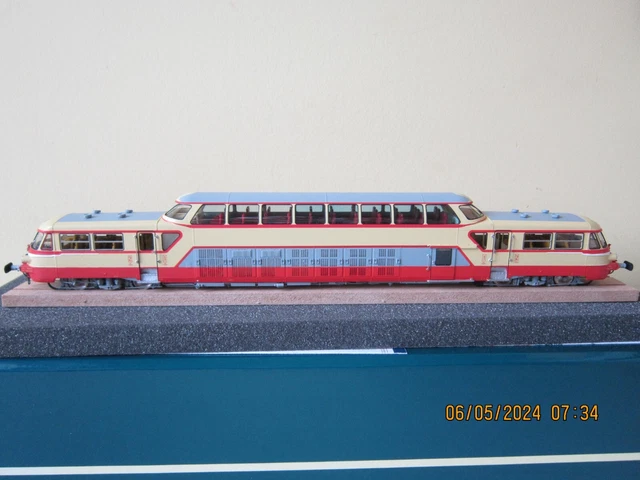 Locomotive Lemaco HO CC 7105 SNCF Bicolore - Laiton - Édition Limitée 1993