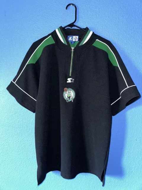 Boston Celtics Warm Up Jersey Starter Authentic Size Medium Adult NBA Vintage Boston Celtics Warm Up Jersey Starter Authentic Size Medium Adult NBA Vintage