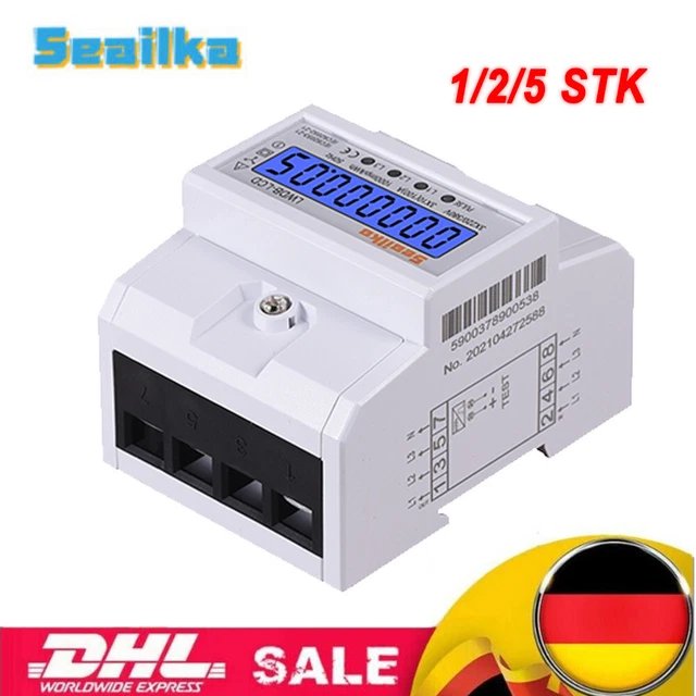 Rulli Contatore CA Contatore Di Corrente MID M21 CALIBRATO 45A Con S0 - Foto 10