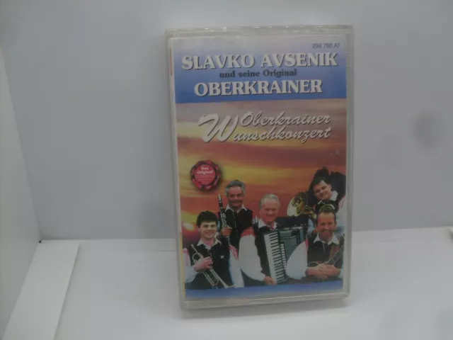 Musik Kassette MC - Slavko Avsenik + Oberkrainer - Oberkrainer Wunschkonzert