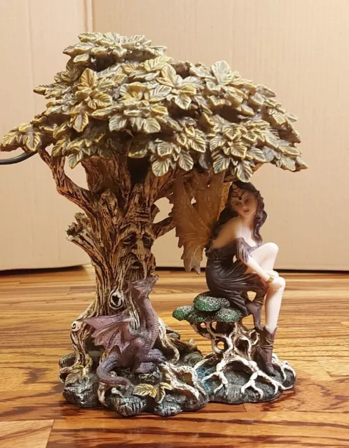 Nemesis Now - Fairy, Dragon and Enchanted Tree Lamp