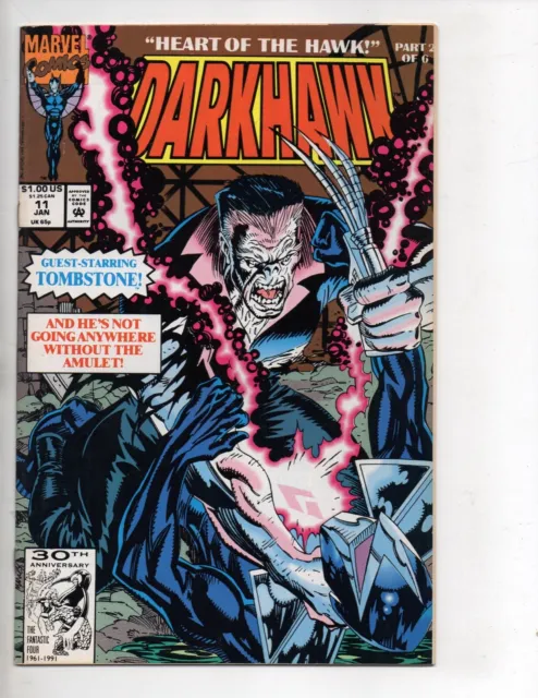 Marvel Comics Darkhawk Volume 1 Book #11 VF+ January 1992