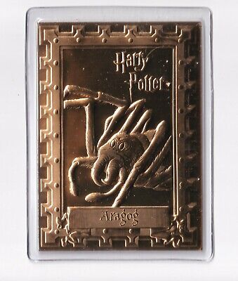 Aragog Harry Potter Collection Danbury Mint Sealed 22 kt Gold Card