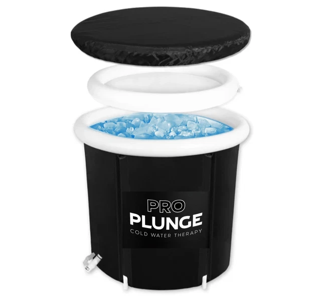 ICE BATH PORTABLE Ice Baths Tub Outdoor Inflatable Cold Water Therapy Cover Lid £19.99 PicClick UK