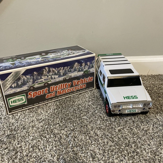 New In Box Hess Sport Utility Vehicle Truck And Motorcycles