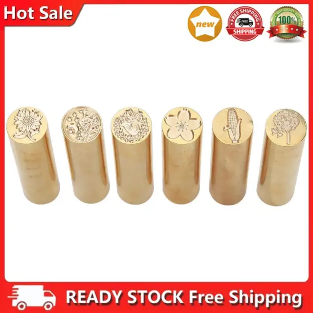 Cylindrical Sealing Wax Brass Custom Supply Stamp Seal Wax Envelope Supply