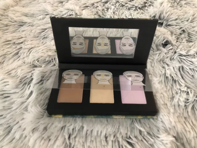 Okalan Sculpting Trio Contour Highlight Concealer Powder Contorno Maquillaje